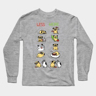 New Years Resolution with The Pug Long Sleeve T-Shirt